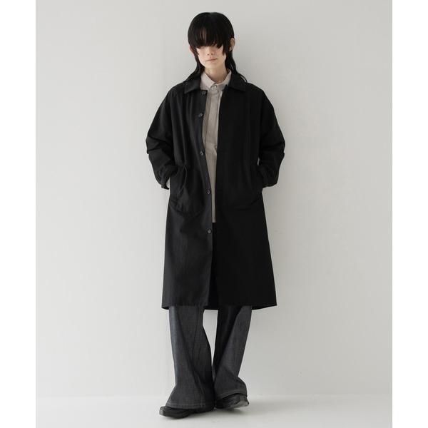 ステンカラーコート コート vintage satin coat メンズ レディース