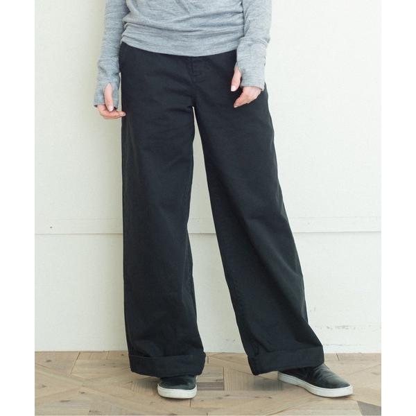 チノパン vintage satin wide full-length pants メンズ レディー...