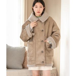 コート ムートンコート リバーシブルムートンコート　168997