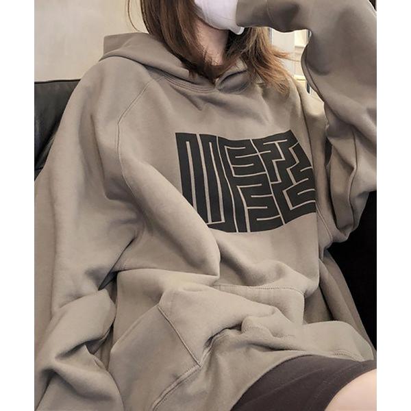 トレーナー スウェット 裏毛フード付きスウェット レディース