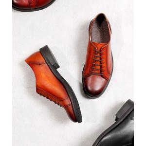 ビジネスシューズ MADULI マドゥリ / シャドウアッパーレースアップレザーシューズ ヒールシューズ / M217009 メンズ