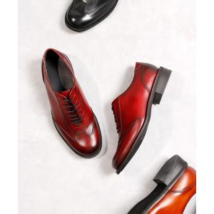HARUTA レザーブラック・ホワイト ウイングチップ 靴 シューズ HARUTA】 ハルタ WINGTIP LACE-UP ウイングチップ レースアップ