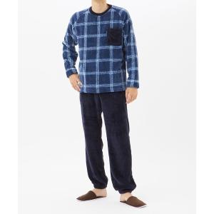 ルームウェア パジャマ COMME CI COMME CA コムシコムサ  ルームウェア　長袖長パンツ　あったか　ボア　フリース　セットアップ