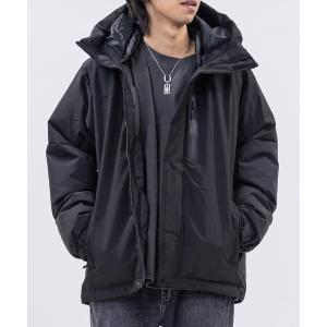 ダウンジャケット ダウン 「76」リバーシブル 中綿 フードジャケット