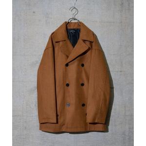 コート ピーコート メルトン オーバーサイズ Pコート