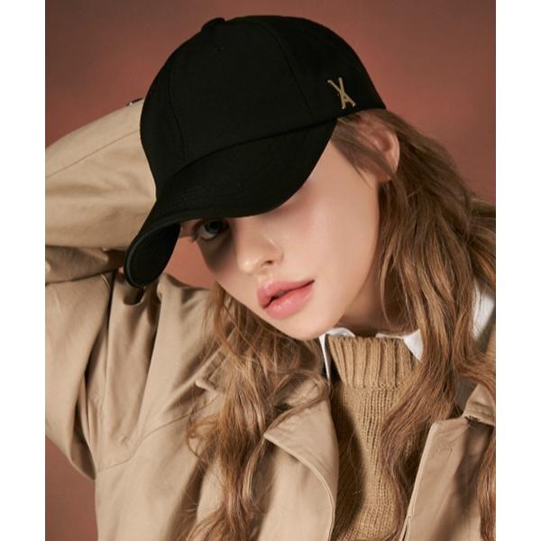 キャップ 帽子 「VARZAR/バザール」Gold stud over fit ball cap/ゴ...