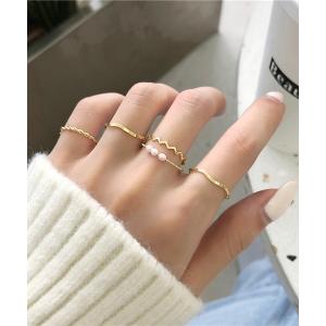 ゴールド パールリング TONE SELECT GOODS 指輪 リング 「float」シルバー ゴールド パール