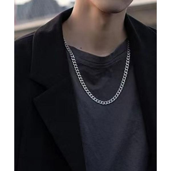 ネックレス 「累計販売数1万本突破」シンプルチェーンネックレス メンズ レディース