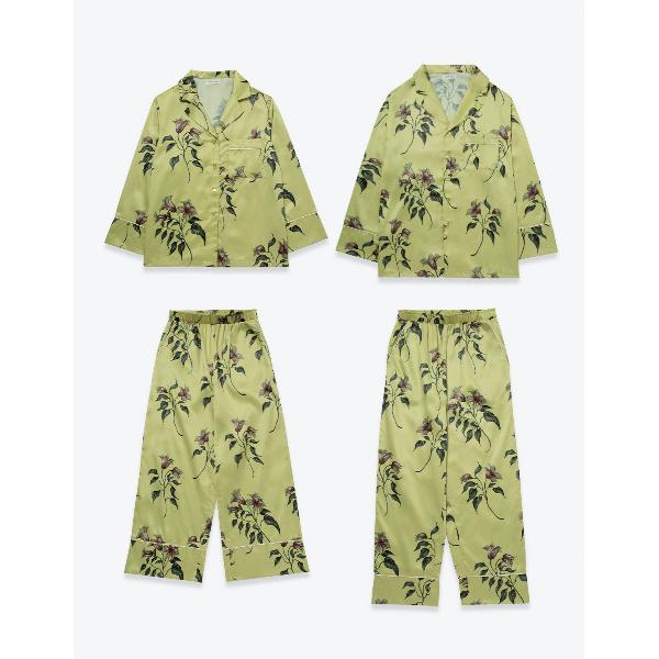 パジャマ ルームウェア ペチュニアフラワーパジャマ長袖セット「ペアパジャマ/限定BOX付」 SLEE...