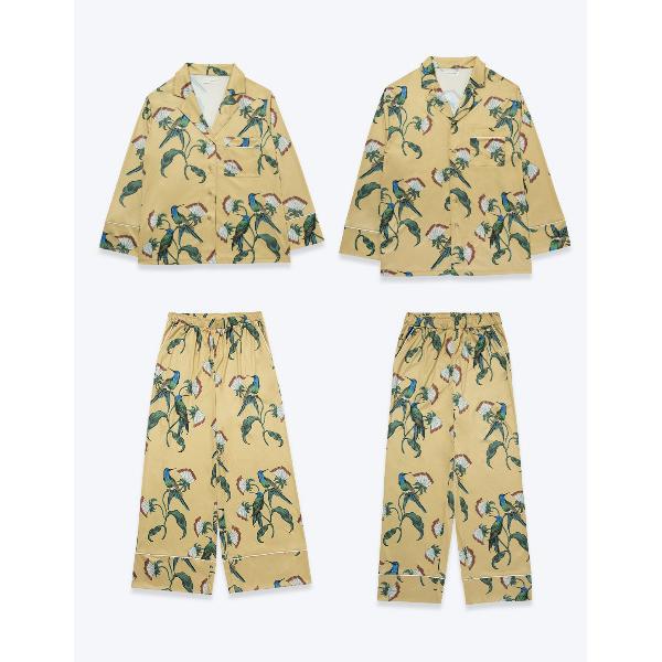 パジャマ ルームウェア トロキリデフラワーパジャマ長袖セット「ペアパジャマ/限定BOX付」 SLEE...