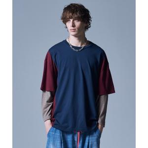 tシャツ Tシャツ メンズ 3 Block Layered CS / スリーブロックレイヤードカットソー｜ZOZOTOWN Yahoo!店