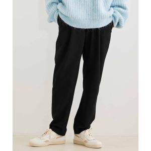 パンツ ウォッシャブルウール イージー スリム テーパードパンツ/イージーケア