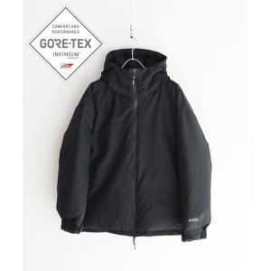 ダウンジャケット ダウン +phenix 別注　GORE-TEX infinium スタンドハイネックシティダウンジャケット メンズ