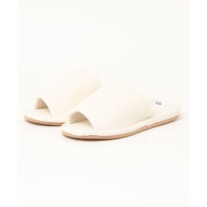 スリッパ 「yori」yoriコットンワッフル外縫イスリッパ