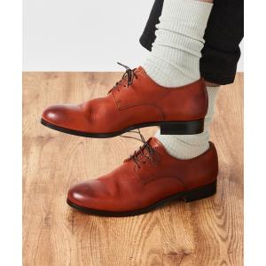 シューズ ドレスシューズ メンズ 「PADRONE」DERBY PLAIN TOE SHOES 外羽根ドレープシューズ ダービープレーントゥシューズ