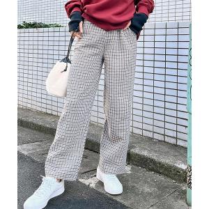 AO2 パンツ Plaid easy pants / チェック柄 イージーパンツ レディース