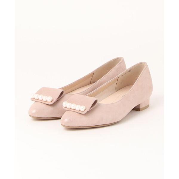 パンプス アーモンドトゥモチーフカッターパンプス