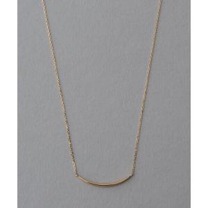 ete（エテ） ネックレス K18YG レイヤー バー ネックレス レディース