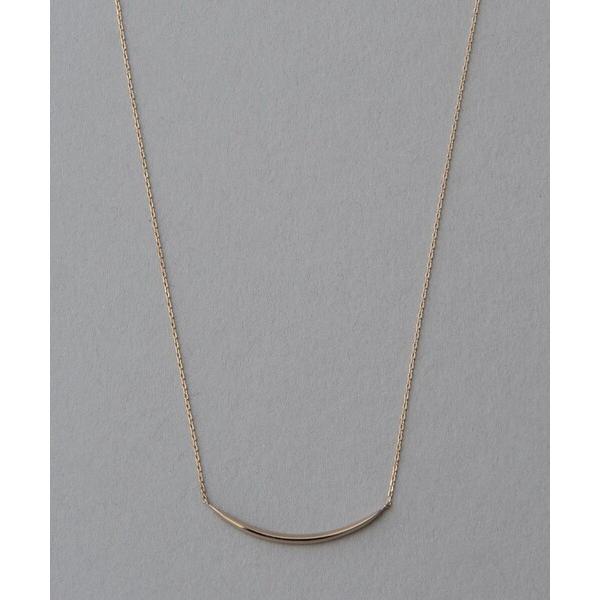 ネックレス K18RBG レイヤー カーヴィーライン ネックレス レディース