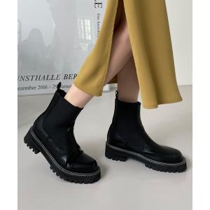 GANNI（ガニー） ブーツ Cleated Mid Chelsea Boot / S2576