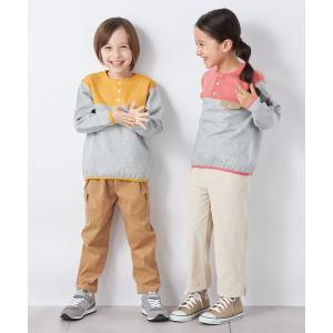 tシャツ Tシャツ キッズ SHIPS any: ポンチ スナップ 長袖 プルオーバー「KIDS」