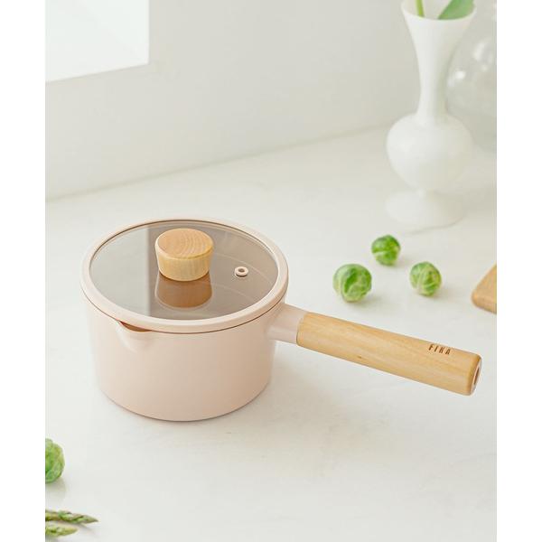 鍋 FIKAピーチピンクスープパン（片手鍋）16cm