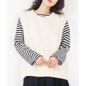 unfil ジレ　ニットベスト　アンフィル　新品 UNFIL（アンフィル） ベスト ジレ アンフィル / uruguayan wool