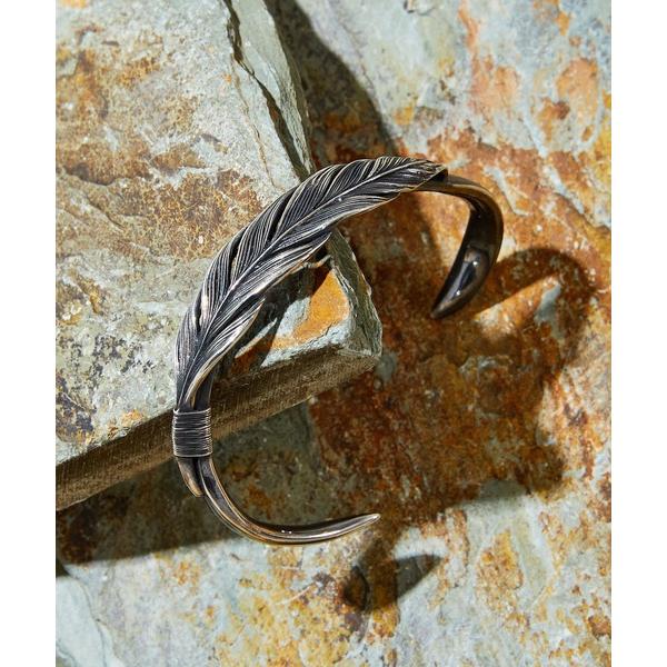 メンズ ブレスレット HARIM ハリム / Owl feather bangle SILVER オ...