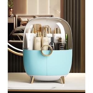 DAY CLOSET 収納 360度回転式 6段階高さ調節 大容量クリアコスメ