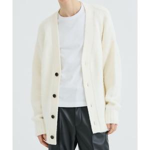 カーディガン メンズ ALPACA SHAGGY CARDIGAN/アルパカシャギーニットカーディガン｜zozo