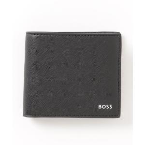BOSS（HUGO BOSS） カードケース イタリアンレザーレタリングロゴ