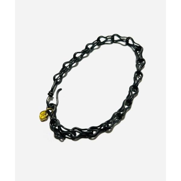 ブレスレット DualJackチェーングレスレットBK メンズ