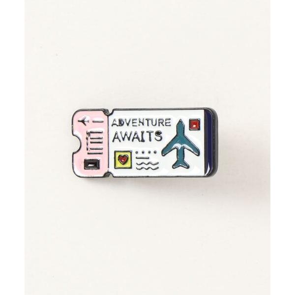 バッジ 「urge select」カジュアルデザイン チケット ピンバッジ「マルチウェイ/10パター...