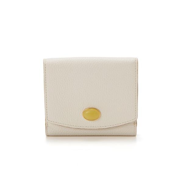 財布 「TOPKAPI/トプカピ」 gemdrops ジェムドロップ ミニエンボスレザー 天然石 二...