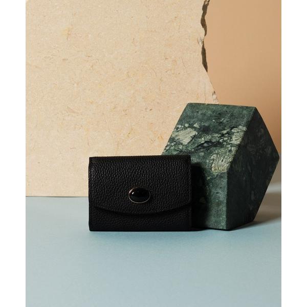 財布 「TOPKAPI/トプカピ」 gemdrops ジェムドロップ ミニエンボスレザー 天然石 三...