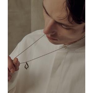 ネックレス ドロップ ライン メタル ロング ネックレスの商品画像
