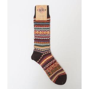 メンズ 靴下 CHUP: LETHIA FAIR ISLE ARCHIVE フェアアイル ソックス｜zozo