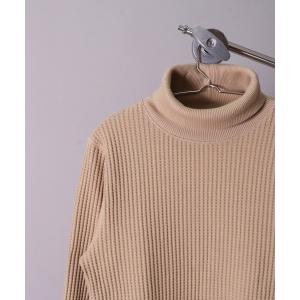 トレーナー スウェット (LK)「JEMORGAN」ビッグ ワッフル タートルネック  スウェット プルオーバー メンズ レディース