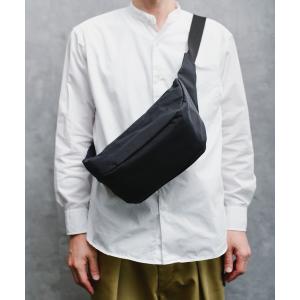 バッグ ウエストポーチ メンズ PATRICK STEPHAN パトリックステファン / Fabric waist bag 'demi cercle'