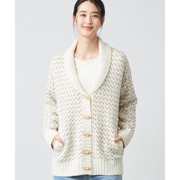 カーディガン ビーンズ・クラシック・ラグ・ウール・セーター、カーディガン　バーズアイ 米国フィット・...