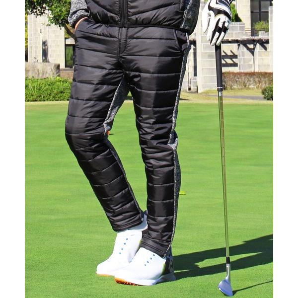 ゴルフ 中綿 裏フリース ストレッチ ゴルフパンツ ゴルフウェア メンズ メンズ