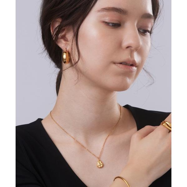 ネックレス 金属アレルギー対応「ieLS」ステンレス　ドロップチャームネックレス メンズ レディース