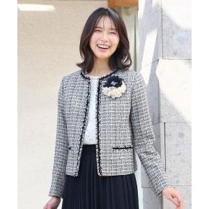 ANY SIS（エニィスィス） ジャケット ノーカラージャケット リボン