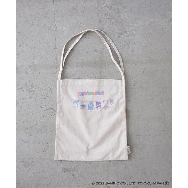 トートバッグ EFOLE×はぴだんぶい プリント トートバッグ レディース