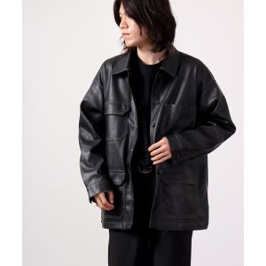 ジャケット ライダースジャケット メンズ London Denim Chore Jacket チョアジャケットの商品画像