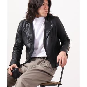 VANQUISH（ヴァンキッシュ） 革ジャン ライダース カウレザー シングル