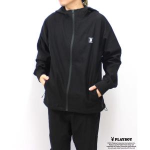 パーカー PLAYBOYスーパーストレッチジップパーカー メンズ