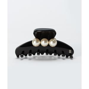 ヘアクリップ レディース ALEXANDRE DE PARIS TIMELESS PEARL CLIP MEDIUM アレクサンドル ドゥ パリ タイ｜zozo