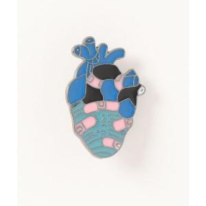 バッジ 人体 パーツ 心臓 肺 脳 デザイン ピンバッジ