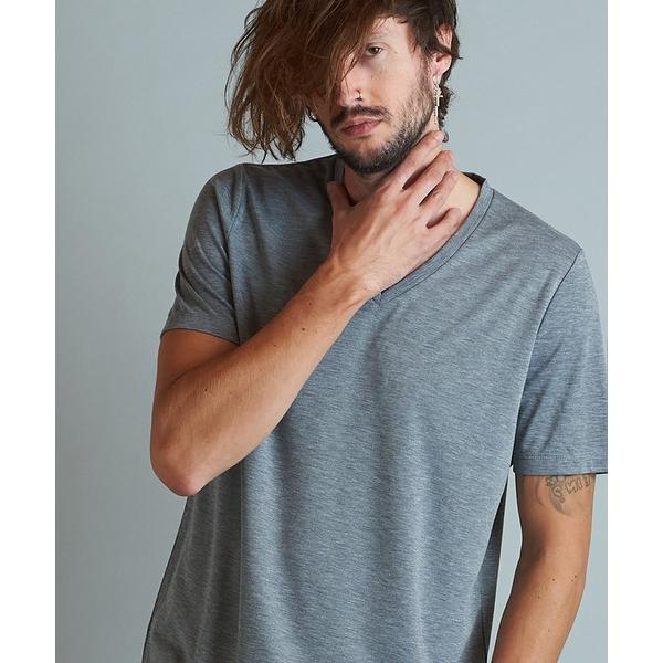 tシャツ 「NO ID.」Silket Smooth V-Neck T-Shirt / シルケット ...